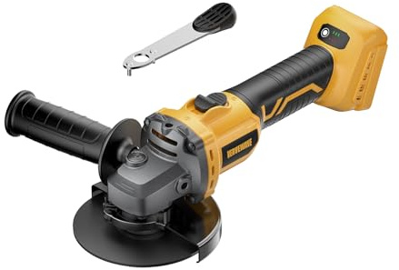 Angle Grinder 4-1/2 Brushless for Dewalt 20V Battery, 6 Variable Speed Power Grinder, Cordless Angle Grinder Power Tools For Cutting Grinding Polishing (Tool Only)