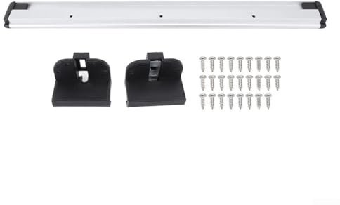 Solaughguy Support mural de table de camping-car | Support de rail de guidage en alliage d'aluminium de 500 mm avec boucles amovibles pour camping-cars, remorques, caravanes, bateaux, yachts