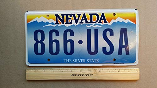 EpochSign Kennzeichen Nevada, 866 USA (Nonvanity With United States Of America) 2010 Kennzeichen 15,2 x 30,5 cm