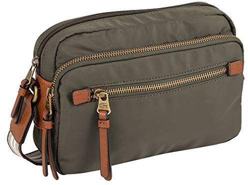 camel active Bari Damen Umhängetasche Crossbody Bag Mittelgroß Grün