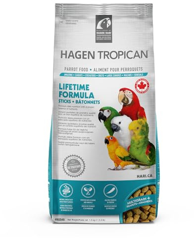 Tropican Parrots Lifetime Sticks, 1.5kg, for Adult Parrots