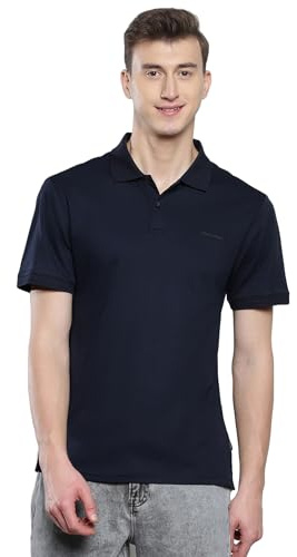 Calvin Klein Men's Liquid Touch Polo Dark Sapphire