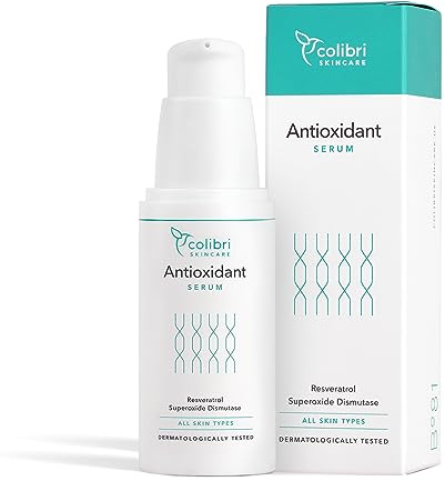 colibri skincare Antioxidant Serum 30ml - Serum Gesicht, Anti-Aging und Hyperpigmentation Treatment, Hochdosiertes Serum mit antioxidativer Wirkung, Altersflecken Entferner