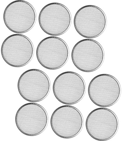 Cabilock 12stücke Siebdeckel Für Einkochgläser Deckel Mason Jar Sieb Deckel Sprossengläser Glasbehälter Mit