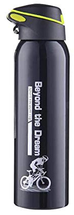 Trinkflasche Fahrrad 500ml,Trinkflasche Sport,Wasserflasche Edelstahl,Trinkflasche Mit Strohhalm,Strohhalm Flasche Edelstahl,Auslaufsicher Sport Wasserflasche,Sportflasche Für Fahrrad,Camping