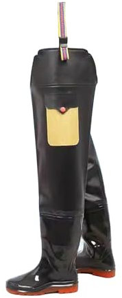 Watstiefel Watstiefel Für Angeln Im Freien, Hüftstiefel Für Männer Und Frauen, wasserdichte PVC-Hüftstiefel Für Ackerland/Jagd/Waten/Bäche(43 EU)