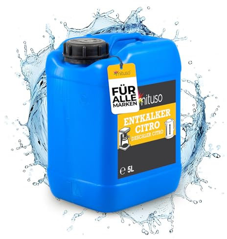 mituso Universal Entkalker 5 Liter - Konzentrat für Kaffeevollautomat und Kaffeemaschine aller Typen | Kalklöser für extra gründliche Reinigung | universell einsetzbar zur Gerätereinigung