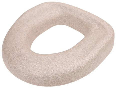 Luocute Cojín Elevado para Asiento de Inodoro, Cojín Acolchado para Inodoro, Cómodo, Tamaño Universal, para Ancianos, Mujeres Embarazadas y Personas con Movilidad Limitada, Textura Suave