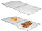 JDCMEI 2 Piezas Rejillas de Refrigeración para Hornear, 31x20cm Rejilla Rectángular, Rejilla para Enfriar Pasteles, Enfriador de Pasteles, Rejillas de Enfriamiento para Hornear, Asar y Enfriar