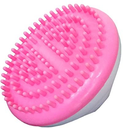Anti Cellulite Bürste aus Tpr und ABS, Rosa, für Beine und Oberschenkel | Massagebürste gegen Cellulite, für Dusche, Löst Stauungen und Entspannt