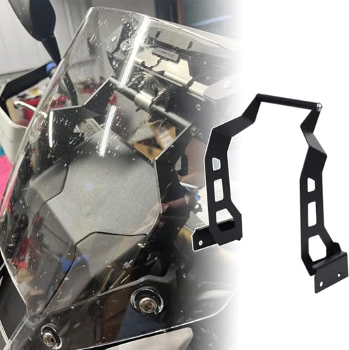 Smartphone/GPS Bar Mount for CRF1100L Africa Twin Adventure ADV Sports 2019-2024 Motorcycle Mobile Phone Stand Holder 12mm Expansion Crossbar Navigation Bracket | 12mm & 22mm Expansion Bar, Vibration-proof Phone Mount, Rust-resistant GPS Stand, Non-Blocking View, Easy Installation, Black