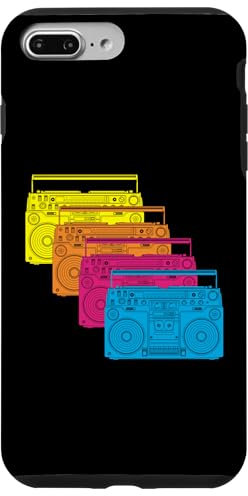 Ghettoblaster 90er Jahre 80er Motto Party DJ Disco Musik fun Hülle für iPhone 7 Plus/8 Plus