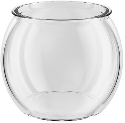 Alula777 21 cm – Fischglas, rund, Aquarium, Aquarium, Zylinder, transparent, Fischglas, für Tisch oder Desktop-Display – transparent