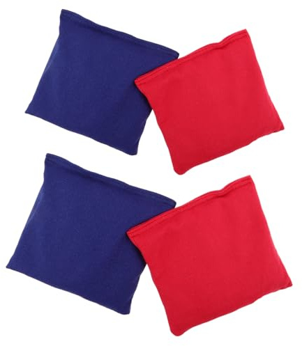 ibasenice 4 Pièces Bean Bags pour Garçon Fille Jeu de Lancer Résistant avec Remplissage Granulés Plastique Jouets Activité Intérieure et Extérieure pour Fêtes et Jeux Familiaux