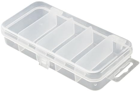 Mllepjdh Doppellagige Transparente Angelköder Organizer Mit Robuster Kunststoffkonstruktion Für Die Aufbewahrung Von Ködern Angelbox Mit Verstellbarem Fach
