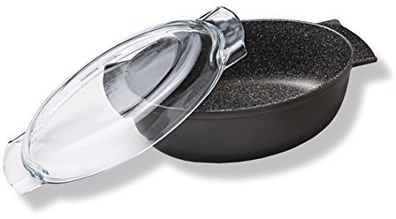 Risoli Casseruola Granito Hard Stone Ovale C/C Pyrex, 36X24 cm