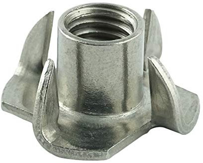 Eisenwaren2000 | M6 Einschlagmuttern mit Gewinde für Holz (30 Stück) - Schlagmutter - Edelstahl A2 V2A - rostfrei