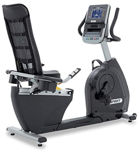 Spirit Vélo de Fitness connecté Semi allongé Modèle XBR55 - Bluetooth/App - Maison/Appartement