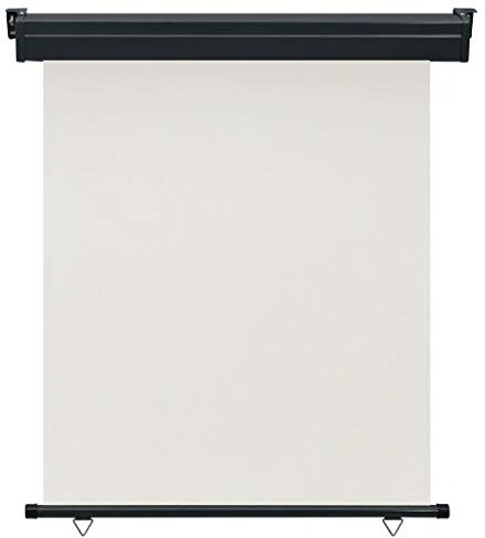 Goliraya Tenda a Rullo per Terrazzo Nero/Grigio/Crema/Marrone,Tenda da Sole Avvolgibile,Tenda da Sole per Esterno,Tenda da Sole per Gazebo e Pergolato 60/70/80/100/120/140/160/170x250 cm