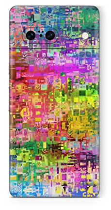 Skins4u Schutzfolie Skin Cover Skins Design Folie Kratzerschutz Aufkleber kompatibel mit Google Pixel 7 PRO Abstract