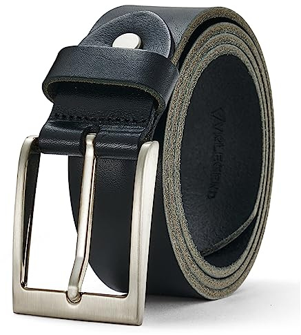 VRLEGEND Gürtel Herren Ledergürtel Echt Leder Jeansgürtel Herrengürtel 3.8cm Mit Geschenkbox