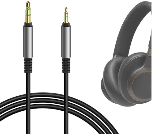 GEEKRIA Audio Cable Compatible with JBL Tune 770NC/760NC/720BT/660NC, Live 660NC/650BTNC Headphones, 3.5mm to 2.5mm Replacement Stereo Cord (5.6 ft/1.7 m)