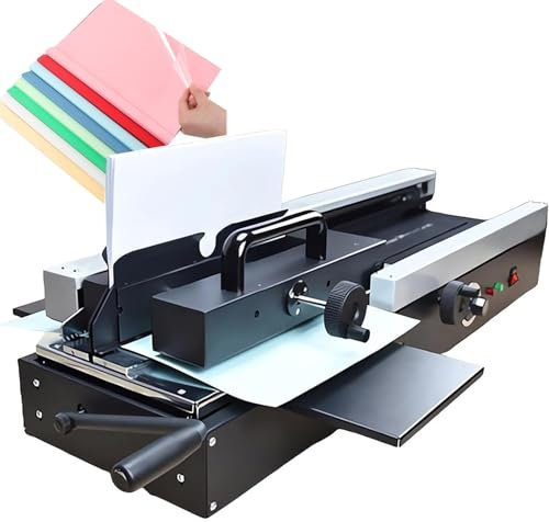 Elektrische Heißschmelzbindemaschine, A4 manuelles Papierbinden,Thermo-Wärmebindegerät, Dicke 40 mm,Breite 32 mm, 200 Stück/h, Dokumentenvertrags-Wärmebindegerät for Bürobücher,Papieralben,Notizbücher