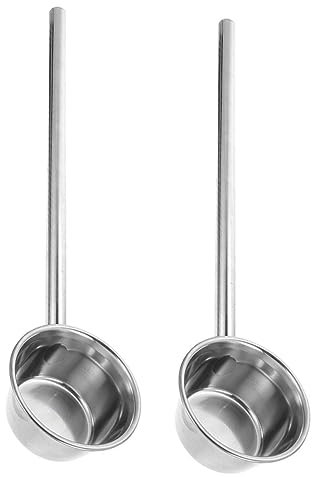 MAGICLULU 2piezas Cucharón De Sopa Acero Inoxidable Con Mango Ergonómico y Diseño Resistente Para Cocina Hogar Restaurante