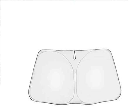 SRQORT Pare-Soleil Pare-Brise Voiture Pare-Soleil Magnétique pour Mitsubishi pour Lancer pour Evolution X 2007-2016, Rideau De Pare-Brise Avant Et Arrière(Front Windshield Silver)