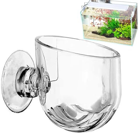 Lpoppcx Portaplantas para Acuario - Copas de Cultivo Acrílicas Transparentes con Ventosas,Accesorios Acuáticos para Propagación en Acuaterrarios
