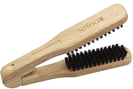 LUCKDANO Cepillo Alisador de Pelo de Madera, Peine Antiestático para Todo Tipo de Cabello, Diseño Ergonómico, Perfecto para Cabello Grueso, Acabado Suave y Brillante, Ligero y Portátil