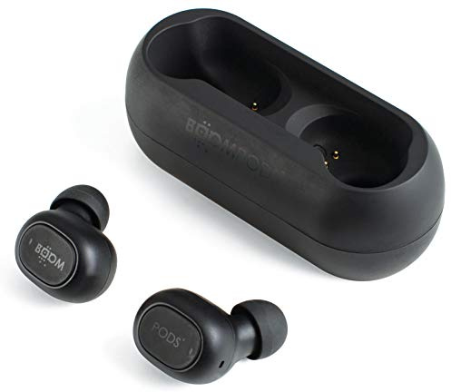 Boompods Auricolari sportivi wireless Boombuds Go True, funzione Bluetooth, custodia di ricarica magnetica portatile, resistenza all’acqua/al sudore IPX4, TWS a connessione istantanea
