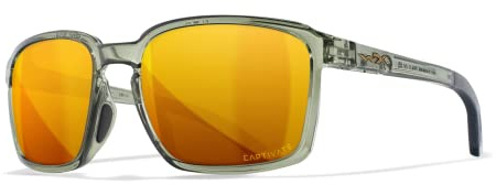 Wiley X │ WX Alfa | Sonnenbrille Herren │ Ideal bei Outdoor-Aktivitäten | Sport Fahrradbrille Laufbrille Fischen Wandern │ Sportbrille │ 100% UVA/UVB-Schutz