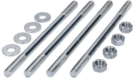 2EXTREME Zylinderstehbolzen Set mit Muttern M7x120 kompatibel mit Piaggio kompatibel mit Vespa Ciao, SI, Bravo, Boxer, Grillo