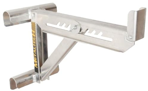 Metaltech Jobsite Series 2-Rung Ladder Jack E-LJ20, Aluminium Jack for Scaffolding Extensions and Work Platforms, Scaffold, Masonry, Painting, and Roofing Tool for Job Site and Home Improvement