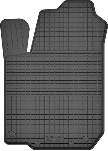 Gummimatte Gummi Fußmatte Fahrer Fußmatte für Dacia Duster I (10-17) / Logan I (04-12) / Sandero I (08-12) - Hoher Rand 15 mm