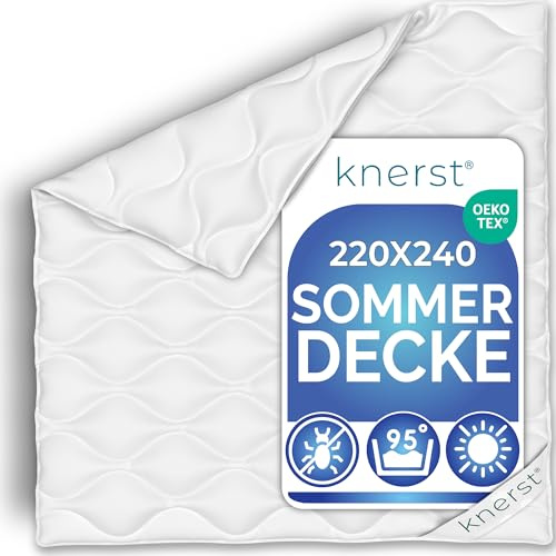KNERST Edredon Verano 240x220, Relleno Nordico Ligero Microfibra Lavable