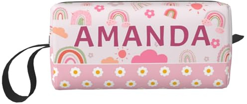 Naispanda Astuccio Personalizzato con Nome Portamatite Astucci Matite di Grande Capacità Cancelleria Scuola Organizer Trucco Borsa Unisex Adulto Idea Regalo per Bambina Ragazze Ragazzi Studenti
