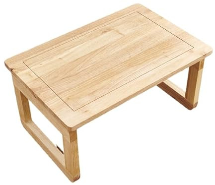 Table Basse Canapé Petite table de style chinois avec finition à l'huile, meubles de table à thé de couleur naturelle, meubles de chambre en bois, table basse assise sur la table au sol Table de Salon