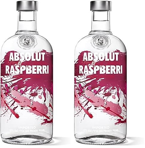 ABSOLUT VODKA Raspberri Vodka aromatisée - 38%, 70cl