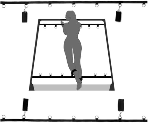 AJOHBM Equipo de fitness para principiantes Herramientas de fortalecimiento Yoga Tobilleras Fitness-D17Y10Z