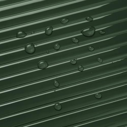 Trafagala Kitchen Stick on Tiles Green Vinyl Self Adhesive Wall Tiles Stickers Kitchen Tile Self Adhesive Splashback for Bathroom Sink, Long Rectangle Subway 10-Sheet, (29x23cm)