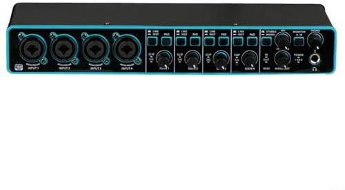 Aprilsunnyzone Tragbarer USB-Audio-Interface-Sound-Mixer für Heimstudio-Aufnahmen, Musiker und Produzenten