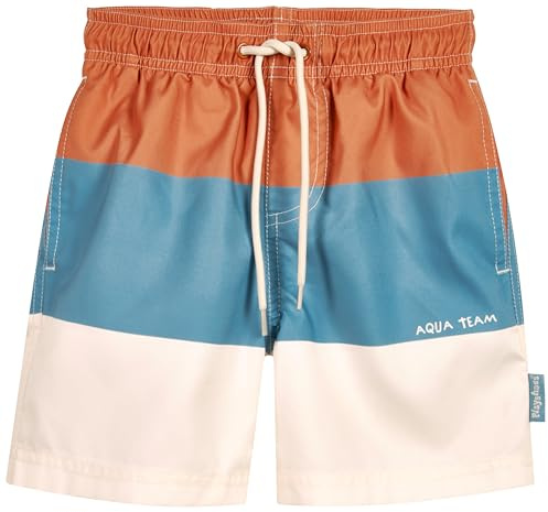 Playshoes Boy's Badehose Board shorts, färgglada färgblock, 134 cm-140 cm