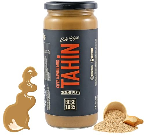Tahini Tradicional Turco 230g – Doble Tostado – Pasta de Sésamo