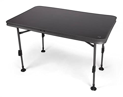 DOMETIC Aufklappbarer Tisch - Element Groß - Gartenmöbel - Camping Zubehör - Campingtisch - Reise Gadgets - Holzkohle