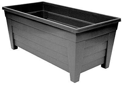 2 Black Gros Trough 55cm