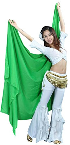 ZhiYuanan Damen Chiffon Handtuch Bauchtanz Schal Schleier Bauchtanz Schleier Tanzschleier