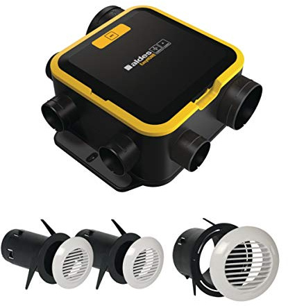 kit easyhome auto compact + 3 grilles bip - aldes 11026035