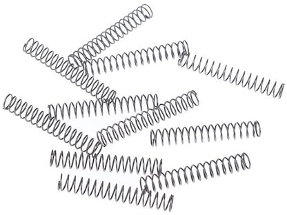 NO LOGO NJ-Spring, 100PCS Kleiner Edelstahl Kugelschreiber Druckfedern, 0.4mm Draht * 4mm Out Durchmesser * (20-50) mm Länge (Größe : 0.4x4x25mm)